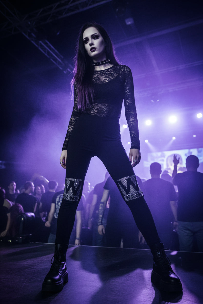 Leggings Hose Want Glitzer