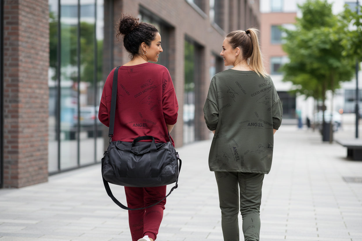 Sportanzug 2 Teiler mit Schrift