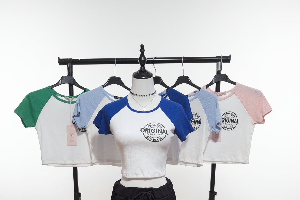 Crop-top Mit Aufdruck-Original