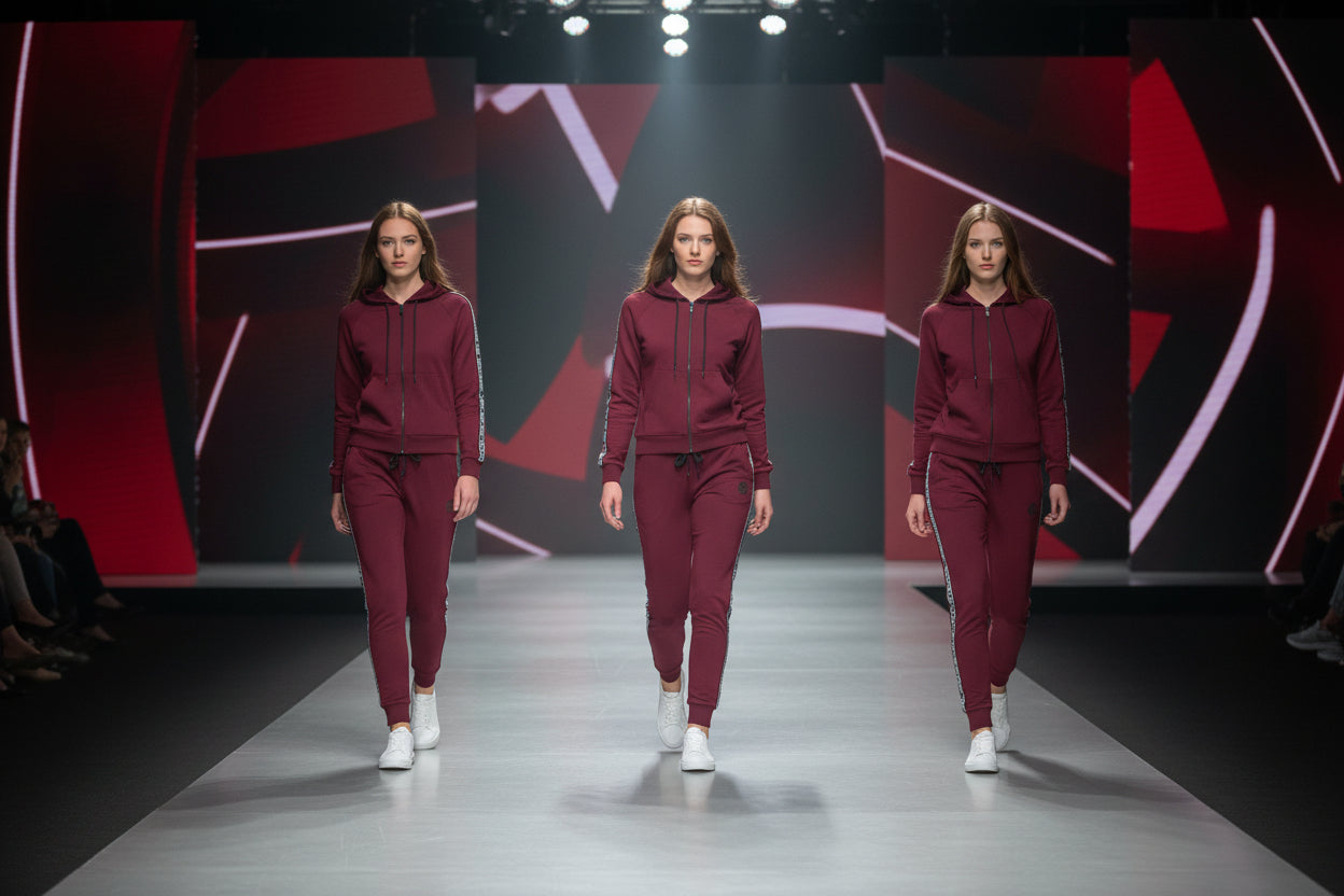 Sport / Freizeit Nicky Anzug Mit Bling Bling Applikation seitlich