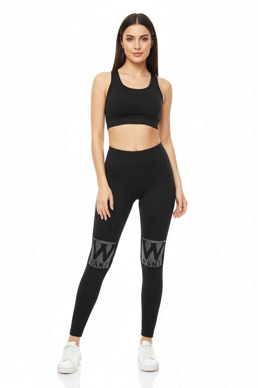 Leggings Hose Want Glitzer - Nicky's Kleiderstuebchen