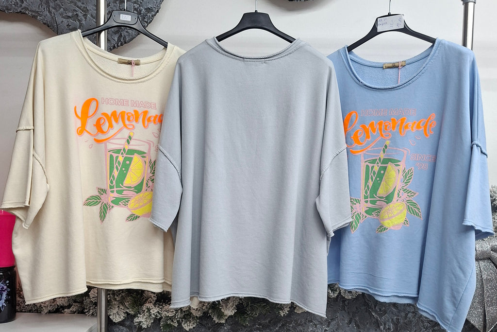 T- Shirt  HANA mit Aufdruck Limonade