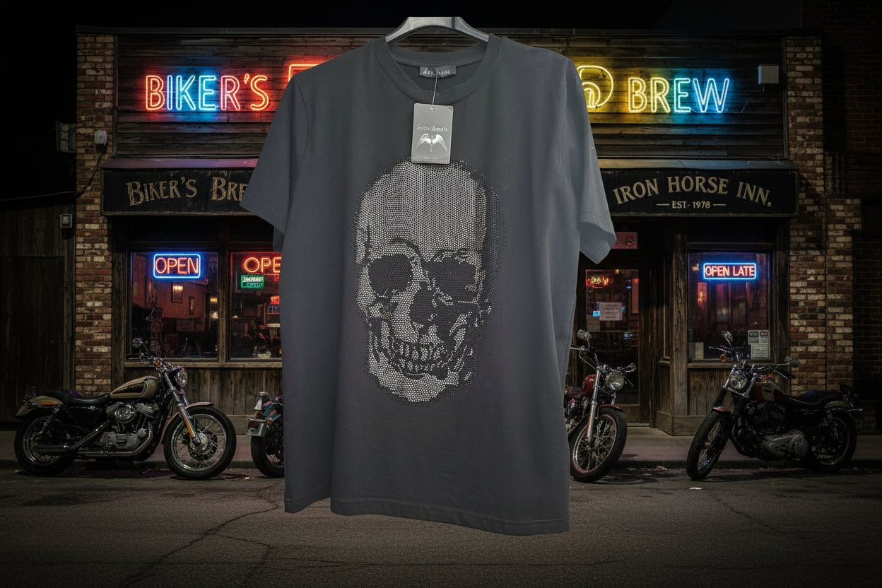 T-Shirt Skull Bling Bling Günther
