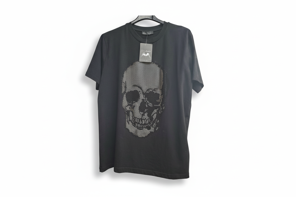 T-Shirt Skull Bling Bling Günther