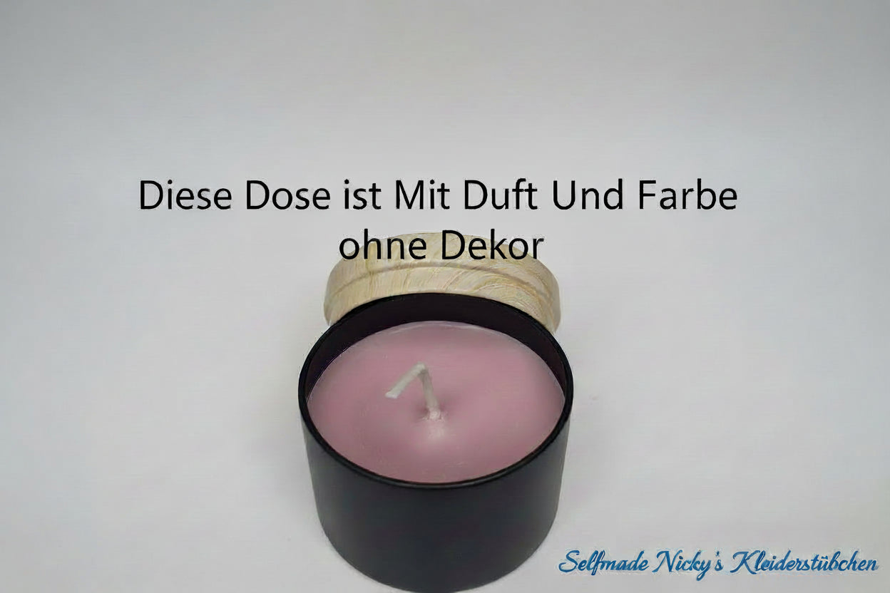 Handmade Nicky's Kleiderstuebchen  Kerzen In Dosen In Verschieden Düften