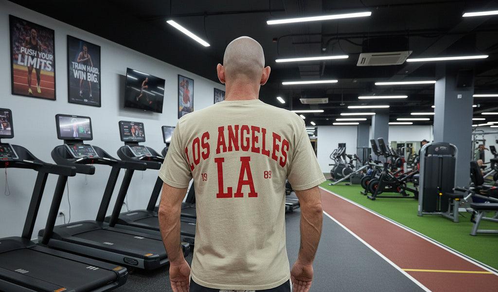 MOOIJ Shirt LA Aufdruck vorne und hinten