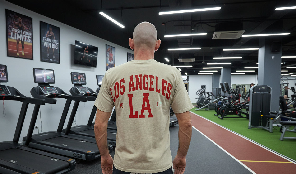 MOOIJ Shirt LA Aufdruck vorne und hinten