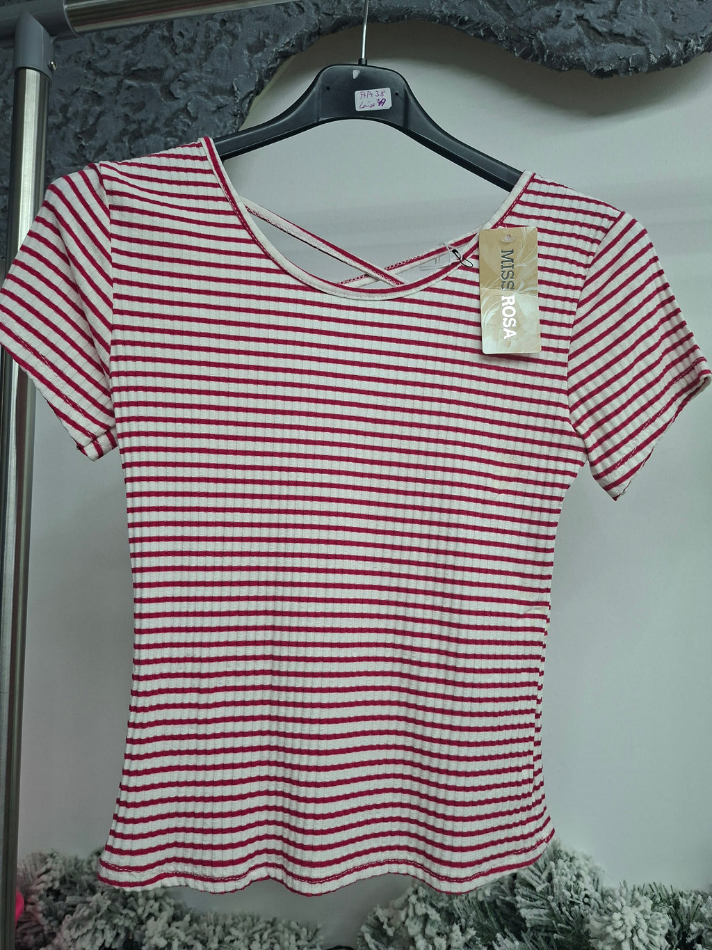 Kurzarm Gestreiftes Shirt  Luna