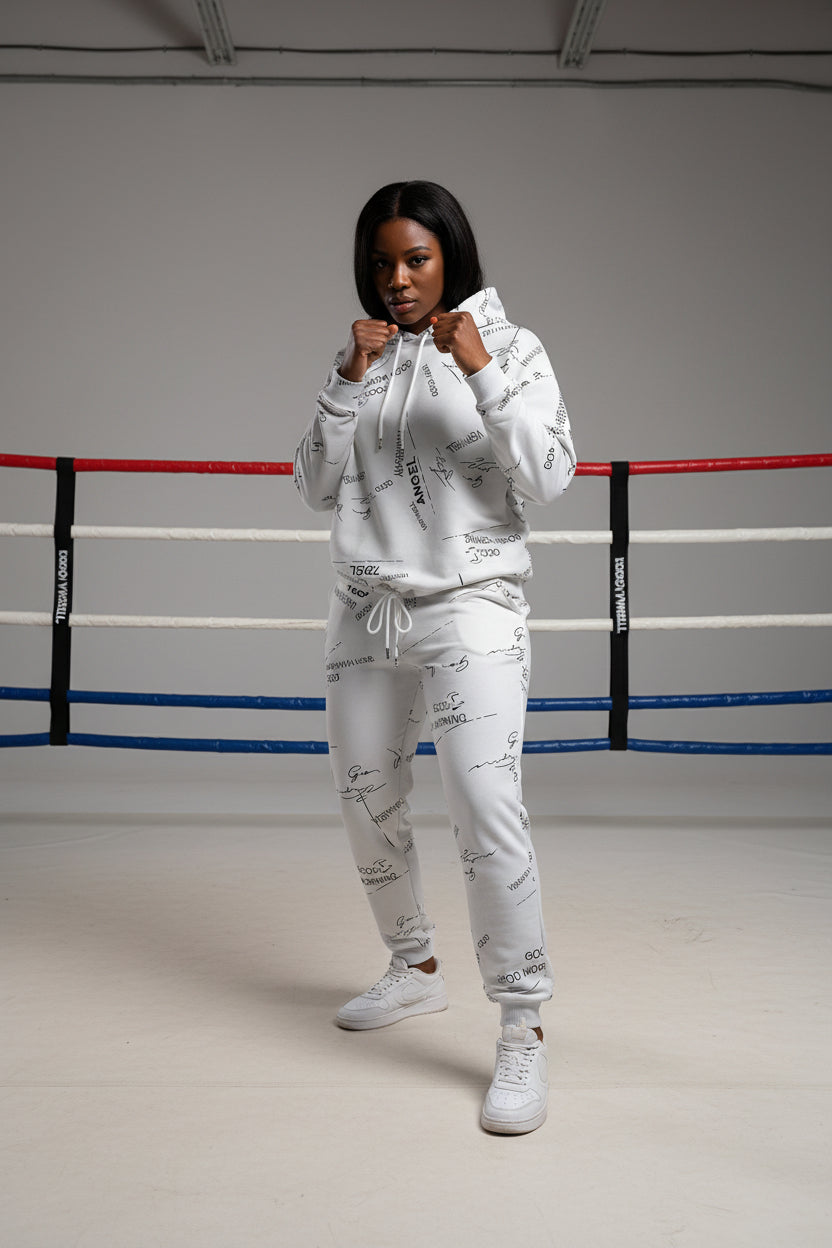 Sportanzug 2 Teiler mit Schrift