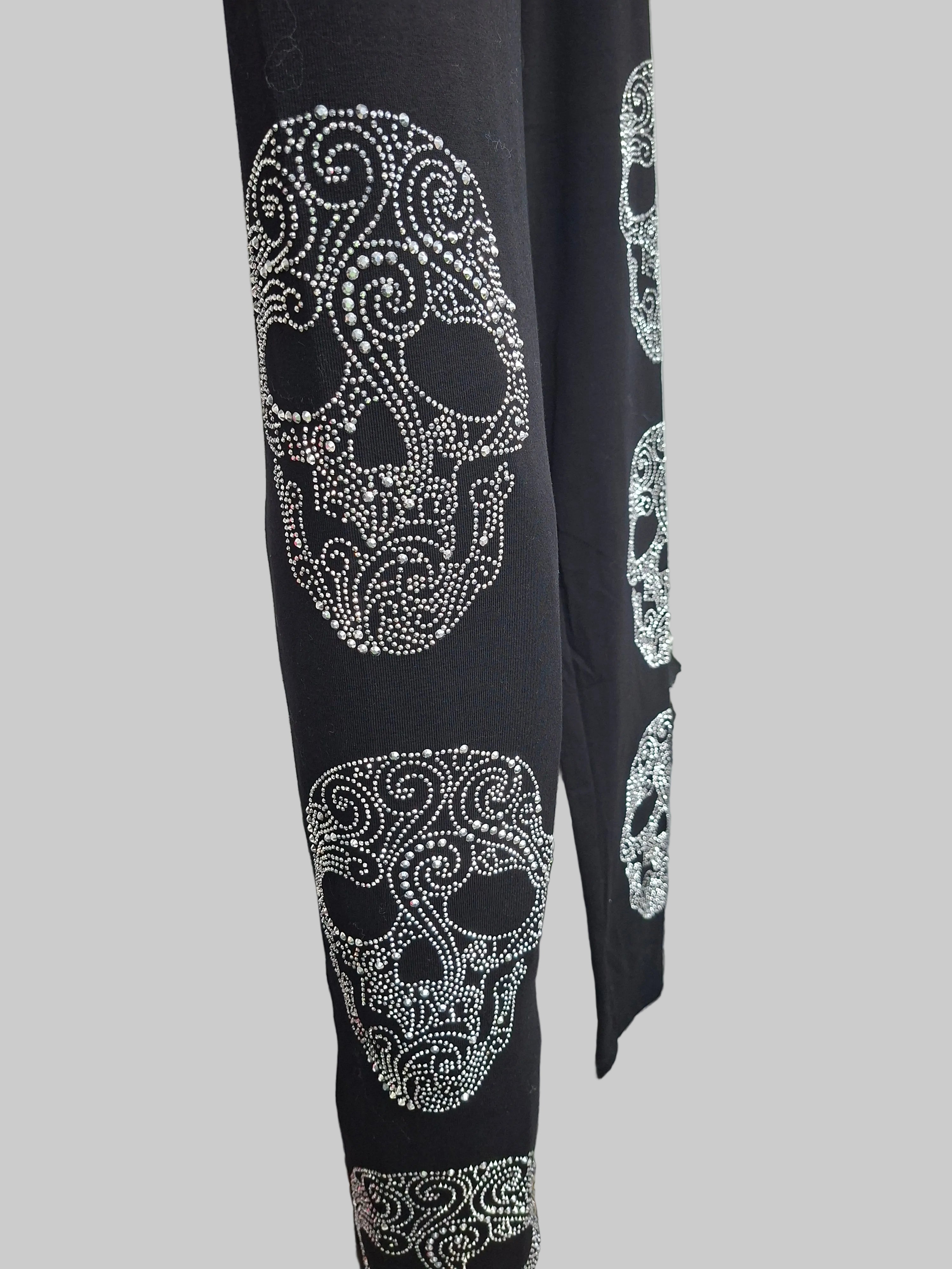 Leggings Lisa mit Glitzer Skull