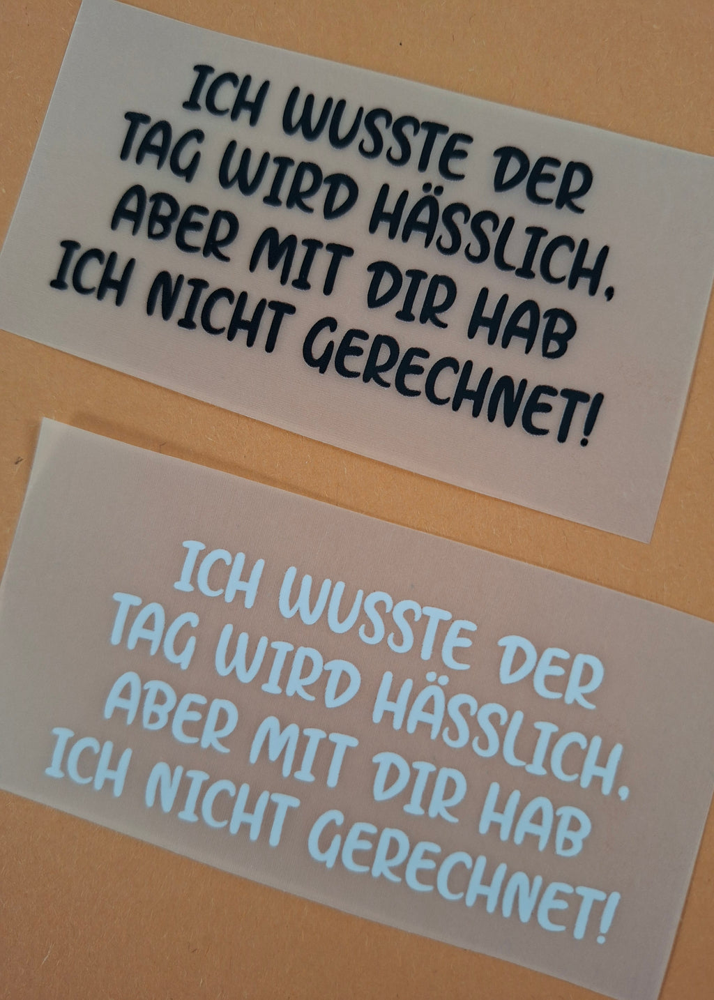 Personalisierte T-Shirts für jeden Anlass – Einzigartige Kleidung mit Bügelbildern und Sprüchen aller Art - Nicky's Kleiderstuebchen