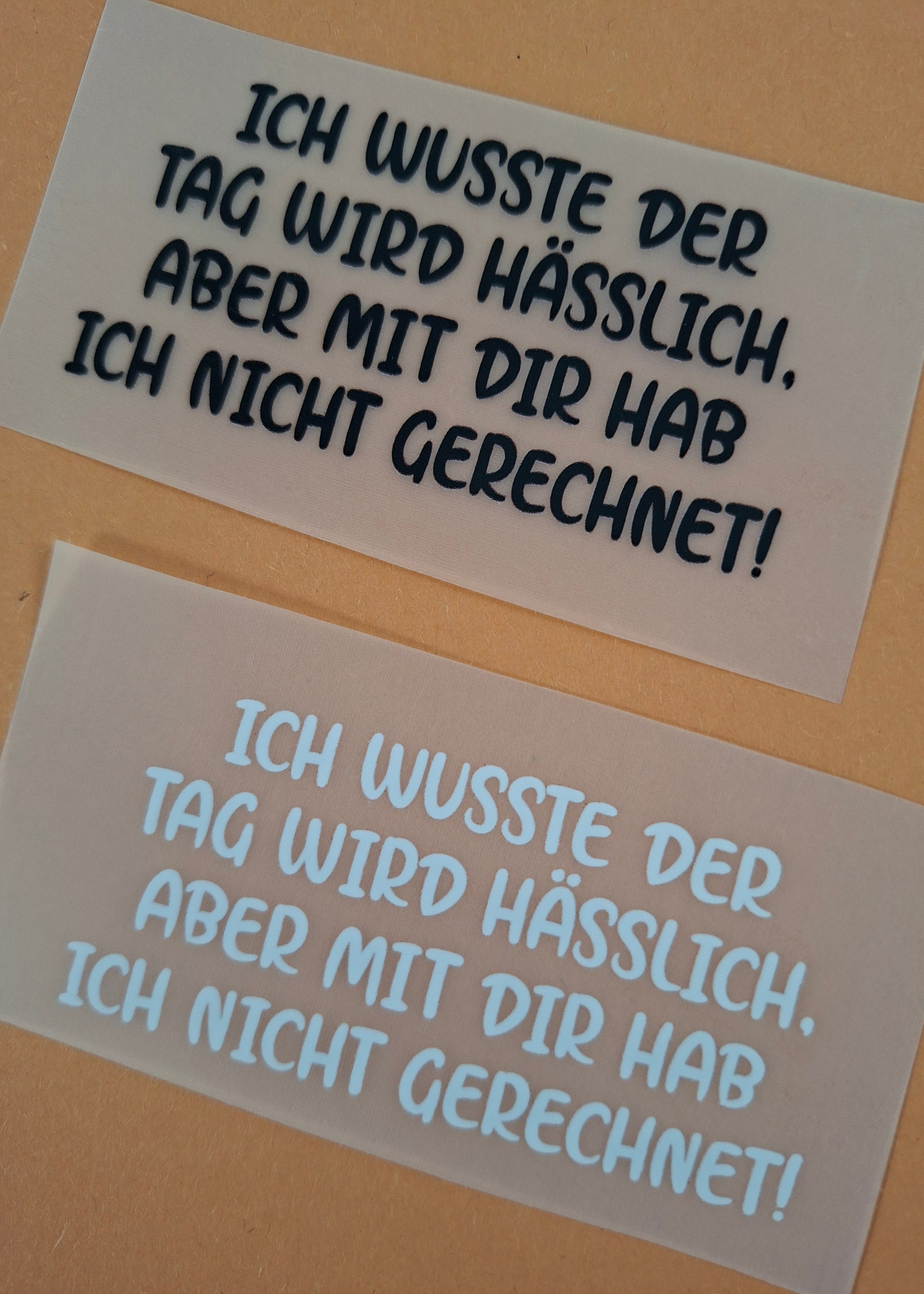 Personalisierte T-Shirts für jeden Anlass – Einzigartige Kleidung mit Bügelbildern und Sprüchen aller Art - Nicky's Kleiderstuebchen