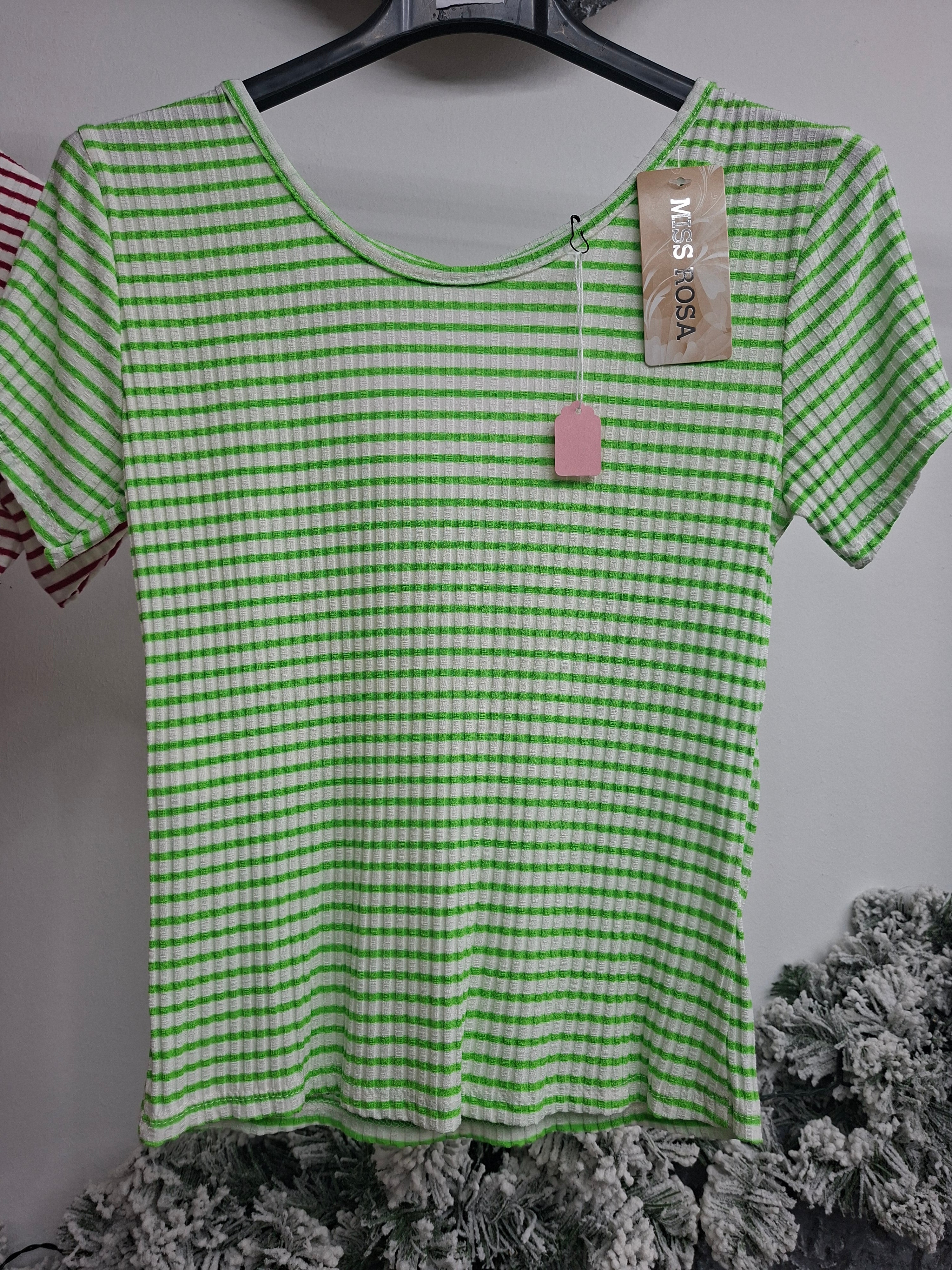 Kurzarm Gestreiftes Shirt  Luna