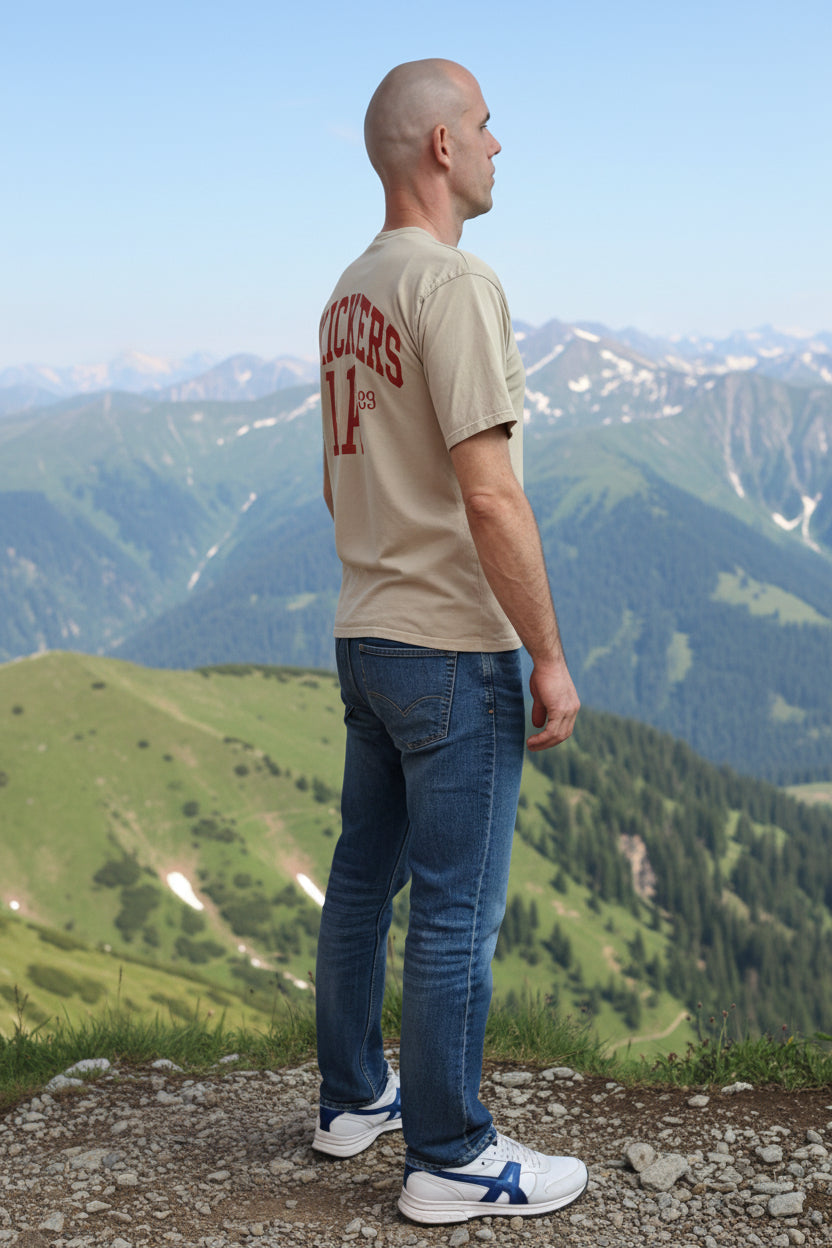 MOOIJ Shirt LA Aufdruck vorne und hinten