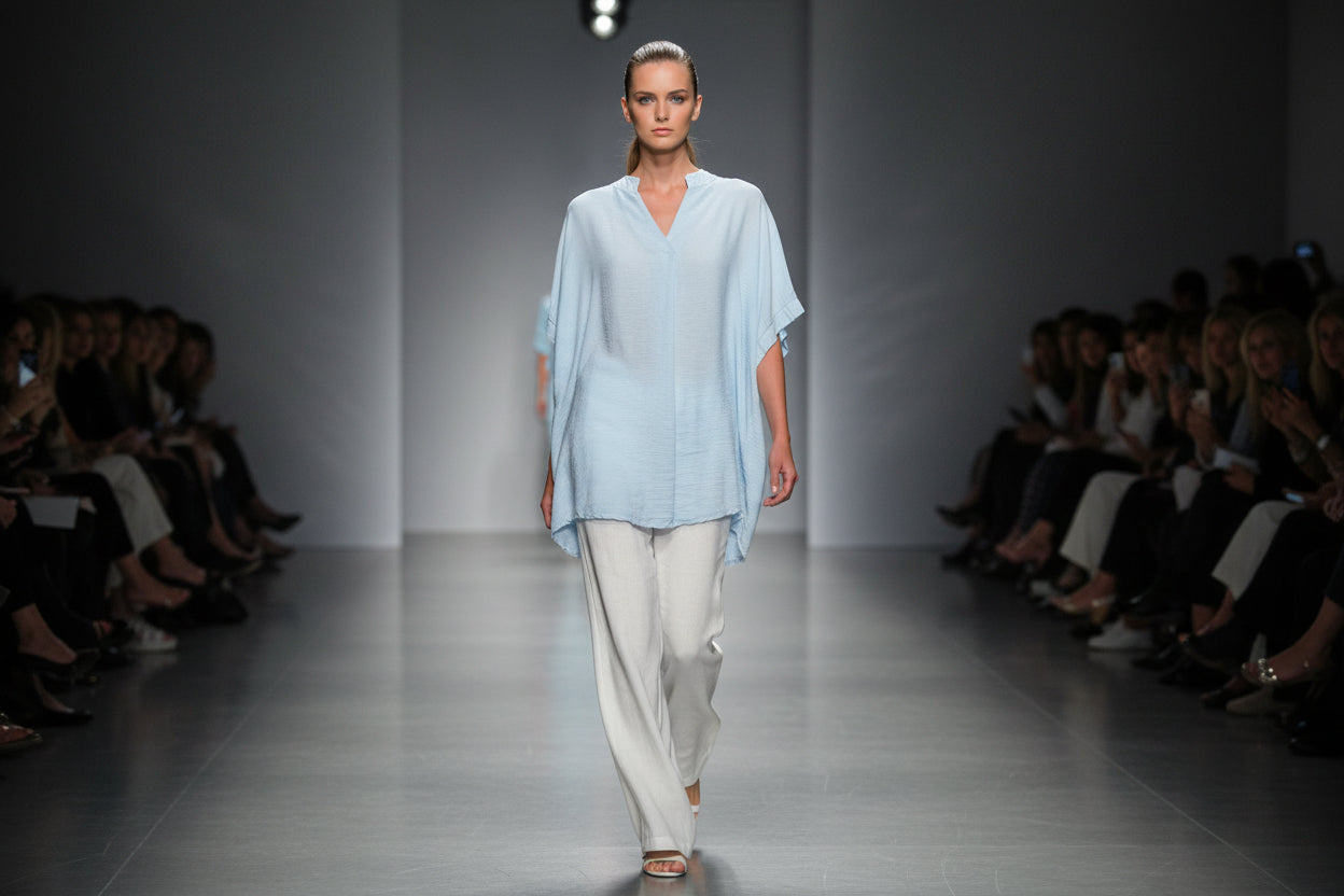 Shirt-Bluse Lisa mit V Ausschnitt