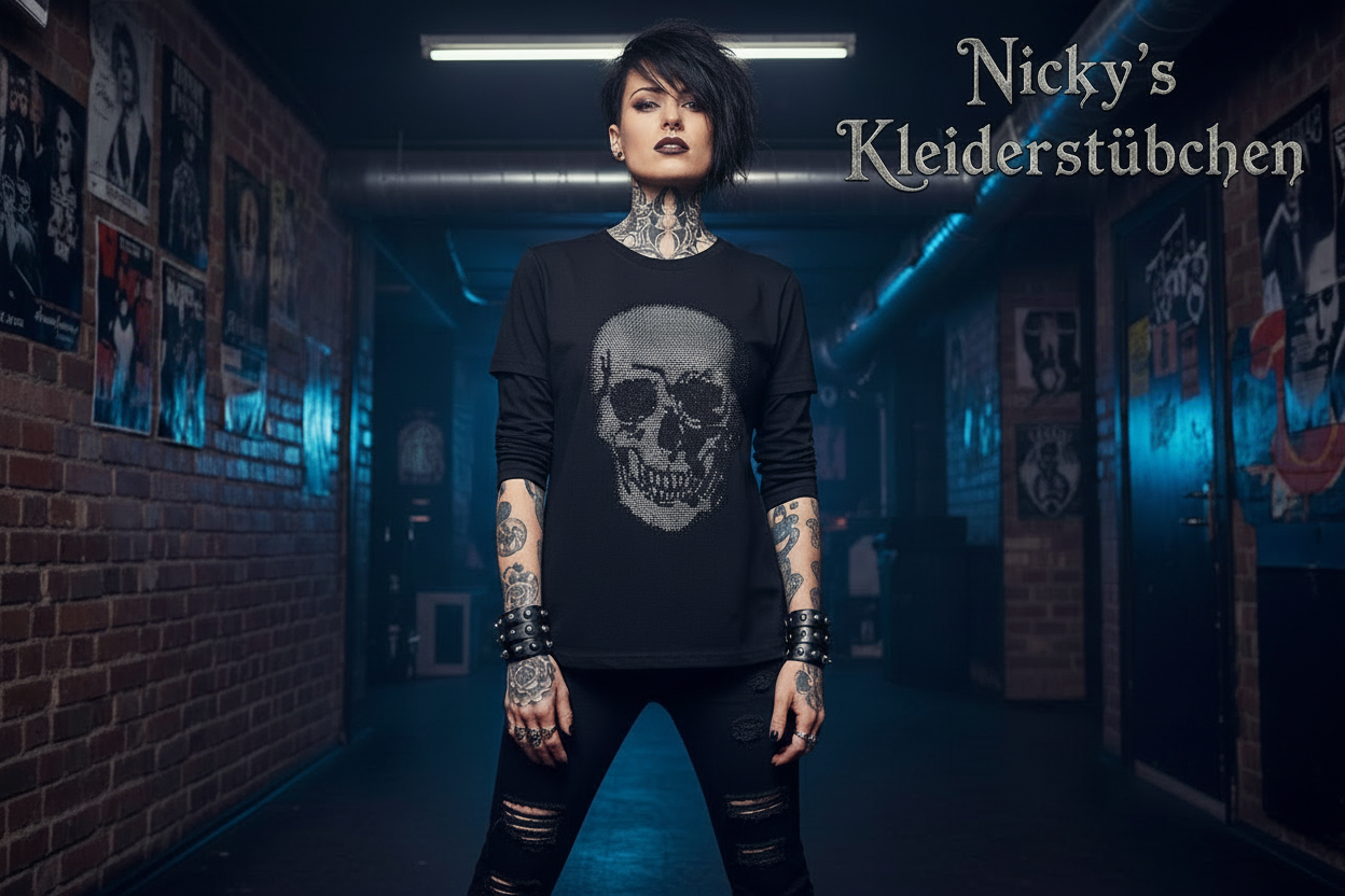 T-Shirt Skull Bling Bling Günther